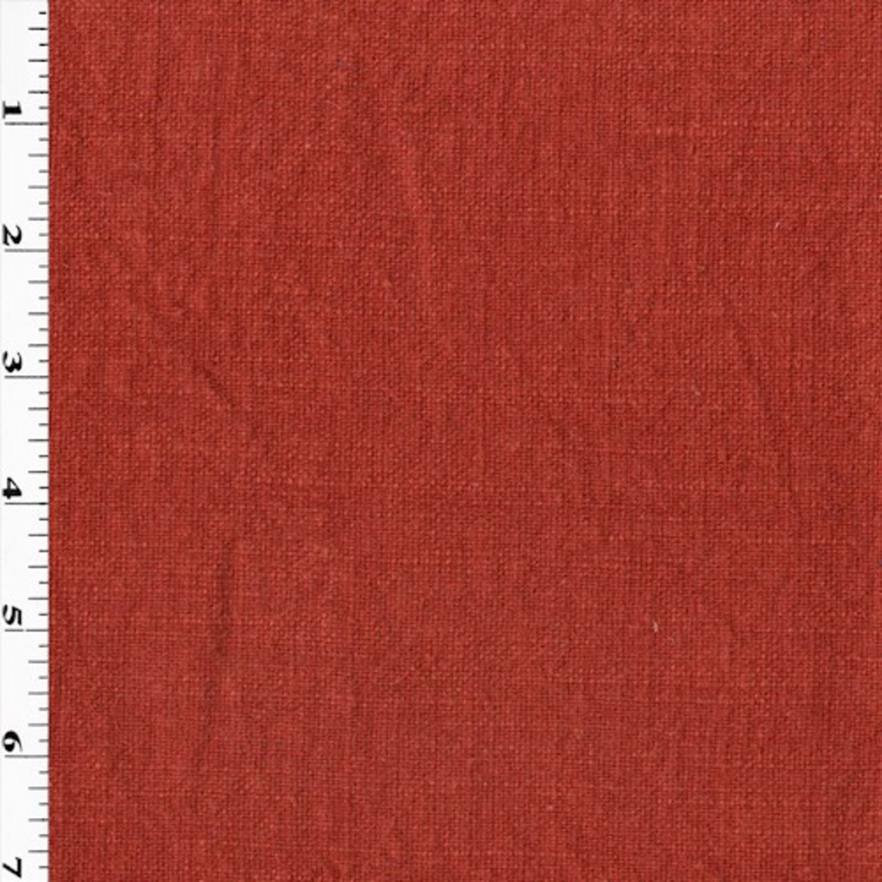 Antique Crimson Red Slub Woven Home Decorating Fabric By the Yard
